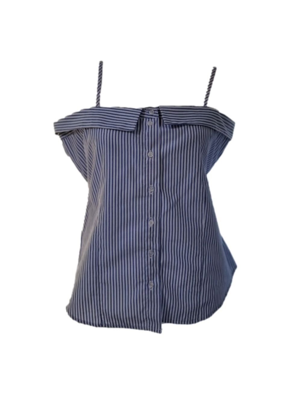 Derek Heart Striped Spaghetti Strap Top Size Large EUC